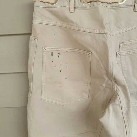 We The Free Cream Pants with Rope Detail - Picture 6 of 7